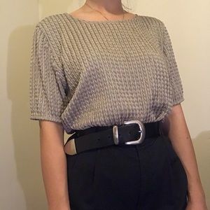 Golden Textured blouse